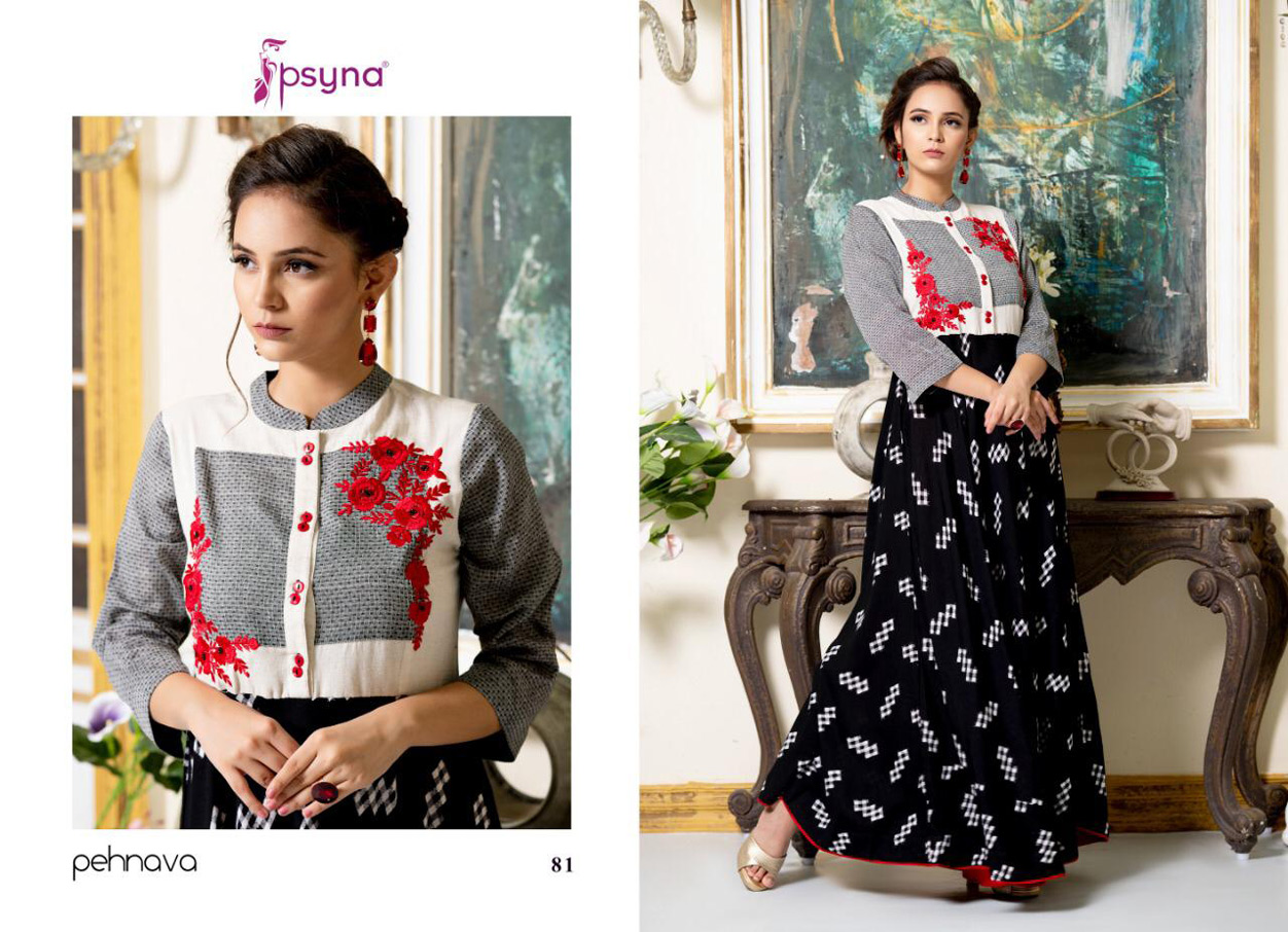 Pehnava Vol-8 Psyna Launch Rayon Cotton Gown Pehnava Vol-8 Psyna Launch Rayon Cotton Gown